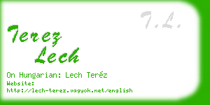 terez lech business card